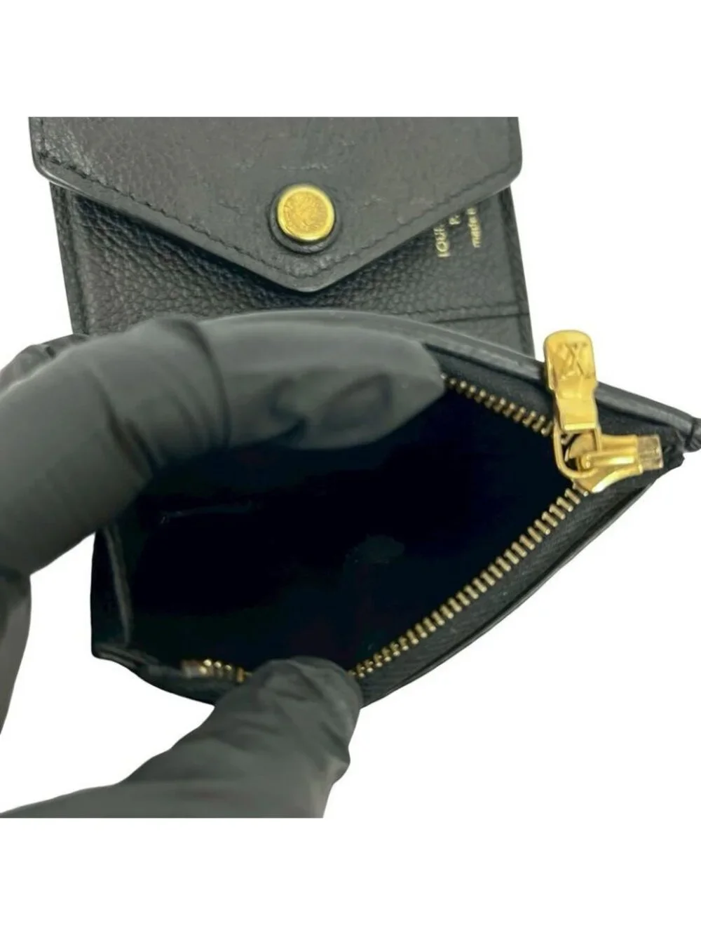 ★SOLD★ Louis Vuitton Portefeuille Zoe Monogram Empreinte Leather Trifold Mini - Picture 10 of 10